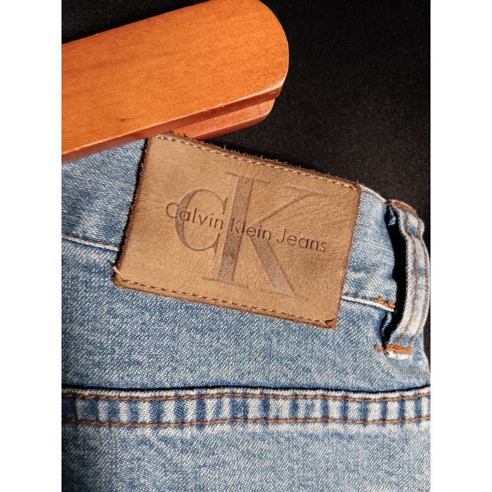Vintage Calvin Klein Jeans Women 6 Hong Kong Bootcut Flare 90s Classic Denim - Picture 6 of 8